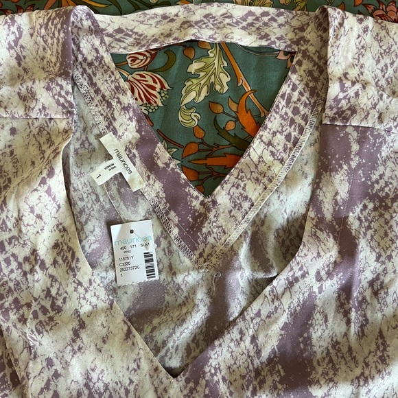 Maurice’s Snak Skin Blouse - Picture 3 of 5